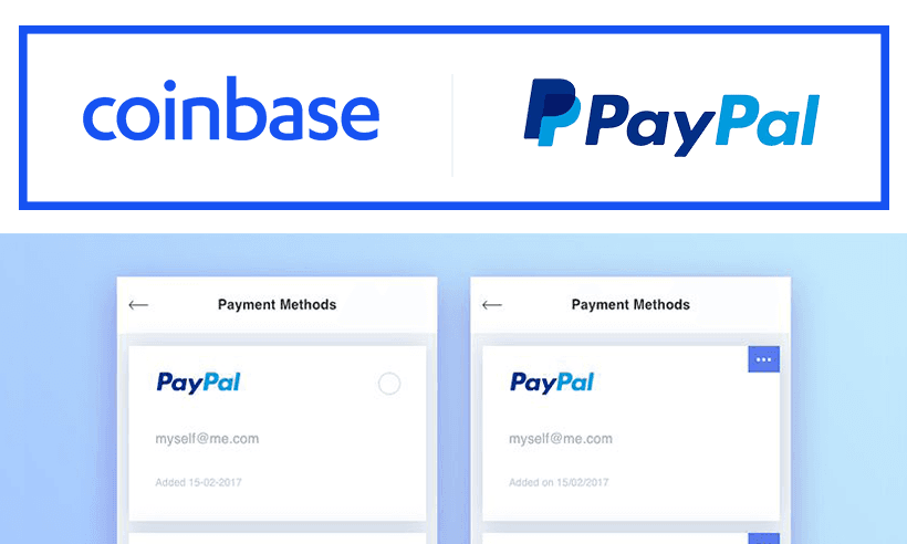 Coinbase Adds Support for PayPal to Purchase Cryptocurrencies