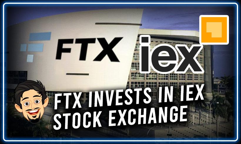 FTX Buys Undisclosed Stake in IEX Stock Exchange