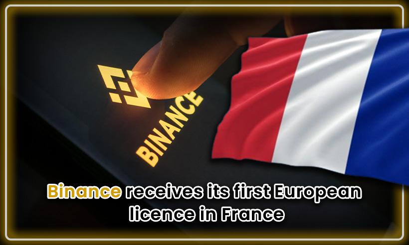 Binance's European Licence in France