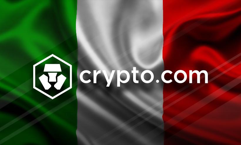 Crypto.com Italy Regulatory License
