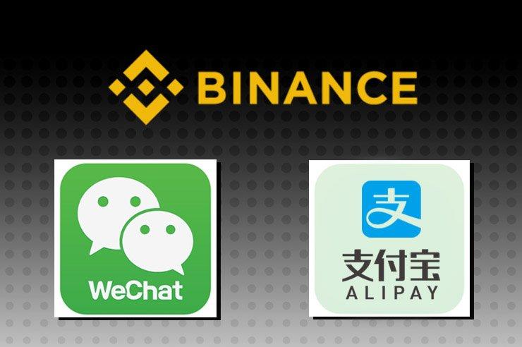 Binance Exchange Accepts Fiat Currencies With Alipay and WebChat Pay