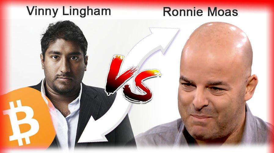 Vinny Lingham and Ronnie Moas Come to Blows Over $20K Bitcoin Bet