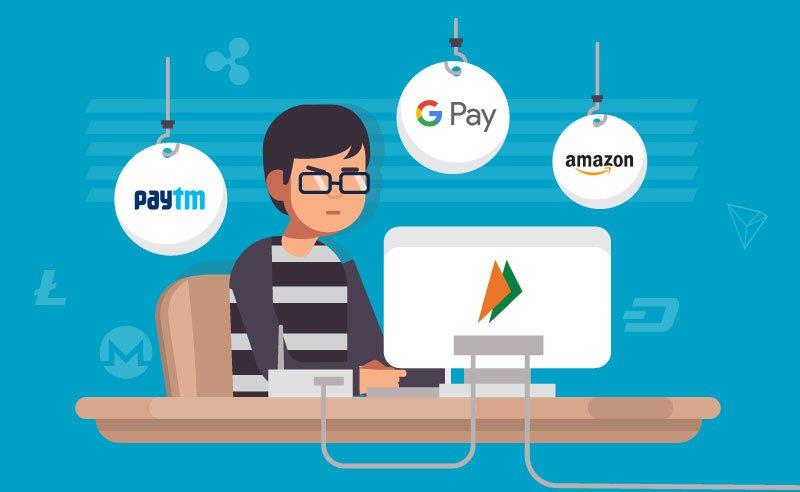 Is It Possible To Buy Altcoins In India With Google Pay, Paytm and Amazon Pay