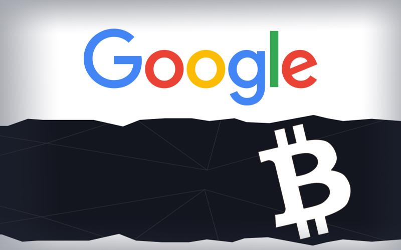 Google Trends of Bitcoin