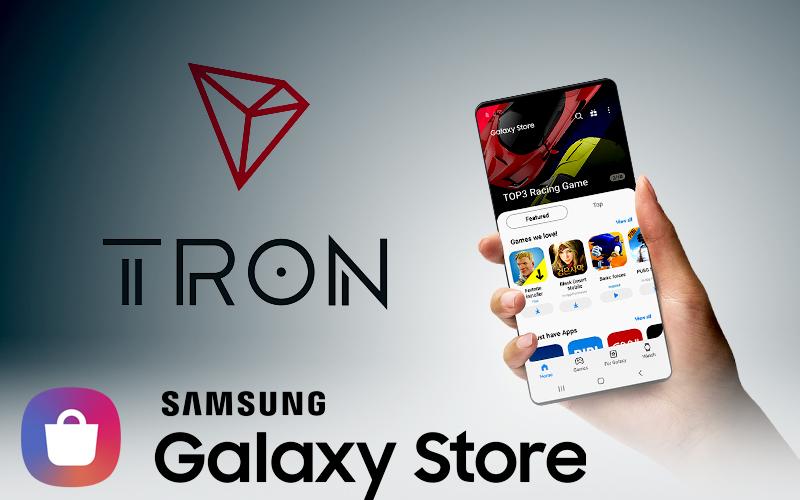 Samsung Galaxy Store To Integrate Tron DApps On Its Platform