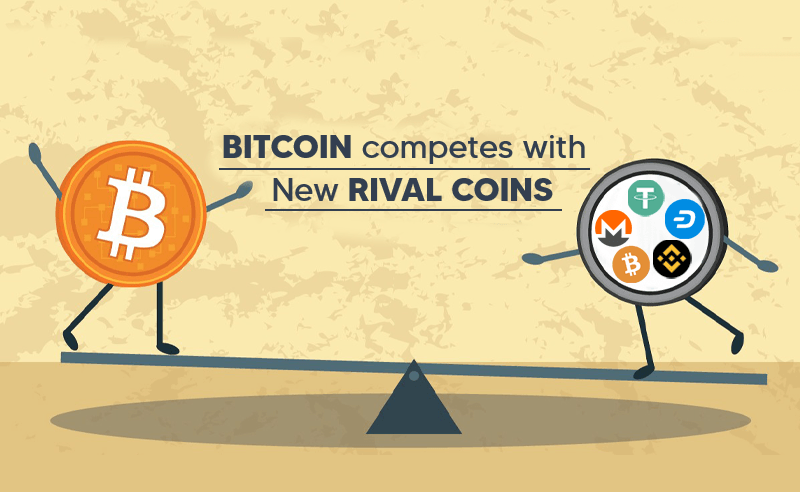 Bitcoin-competes-with-new-rival-coins