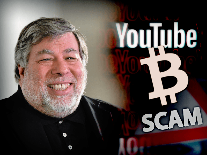 Steve Wozniak Registers Case Against YouTube Over Bitcoin Scam