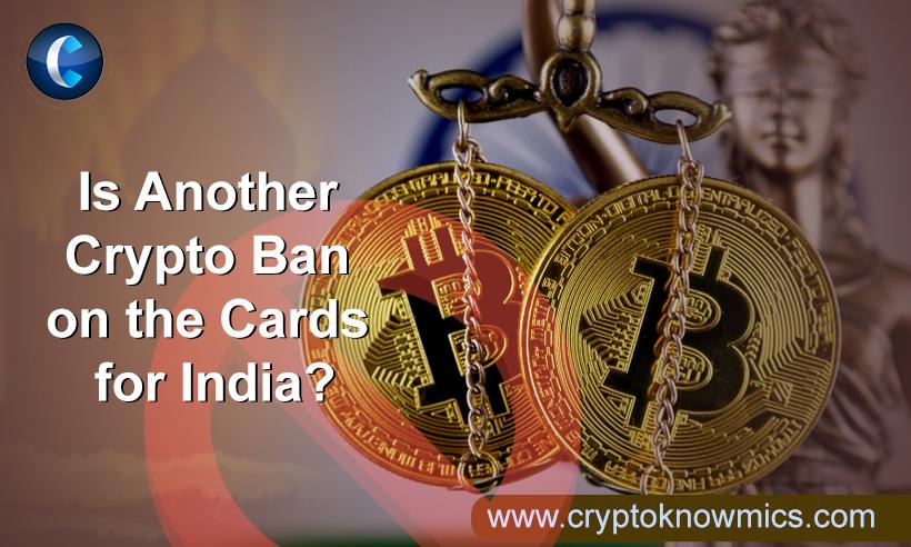 crypto ban on the cards