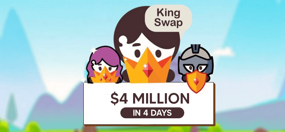 KingSwap $4 Million transaction volume