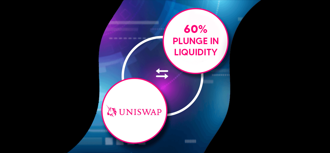 Uniswap Trading Volume Stable Amid 60% Plunge in Liquidity