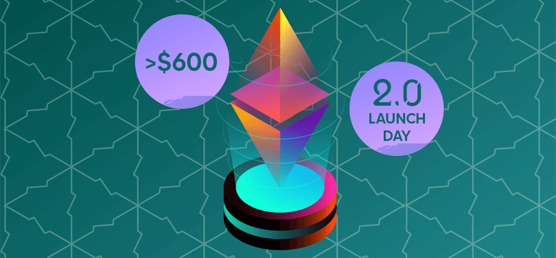 ETH Price Form Resistance Above $600 on Ethereum 2.0 Launch Day