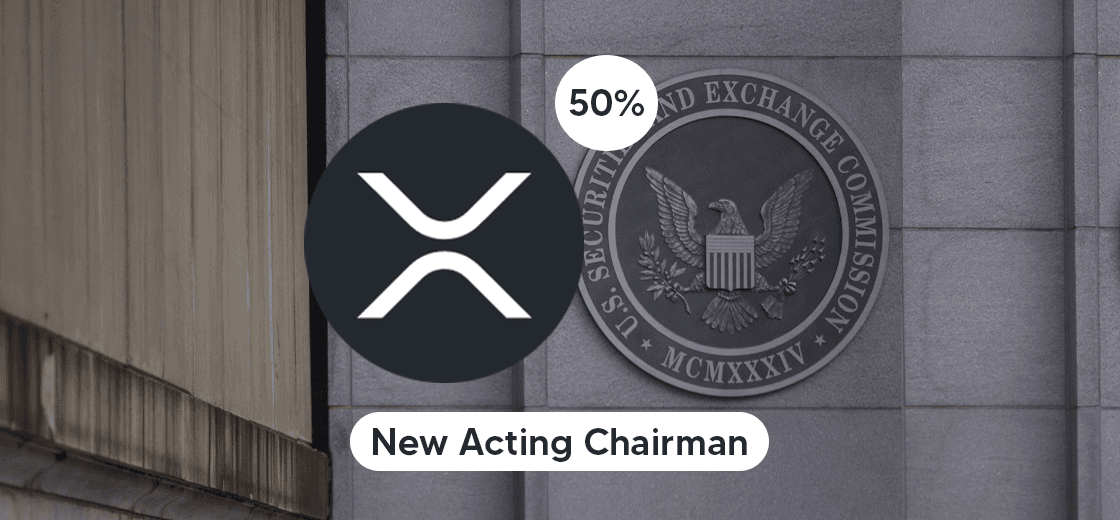 XRP Rallies 50%, Following Appointment of New Acting Chairman by SEC