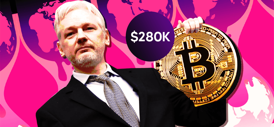 $280,000 in Bitcoin Donated to WikiLeaks in Defence of Julian Assange