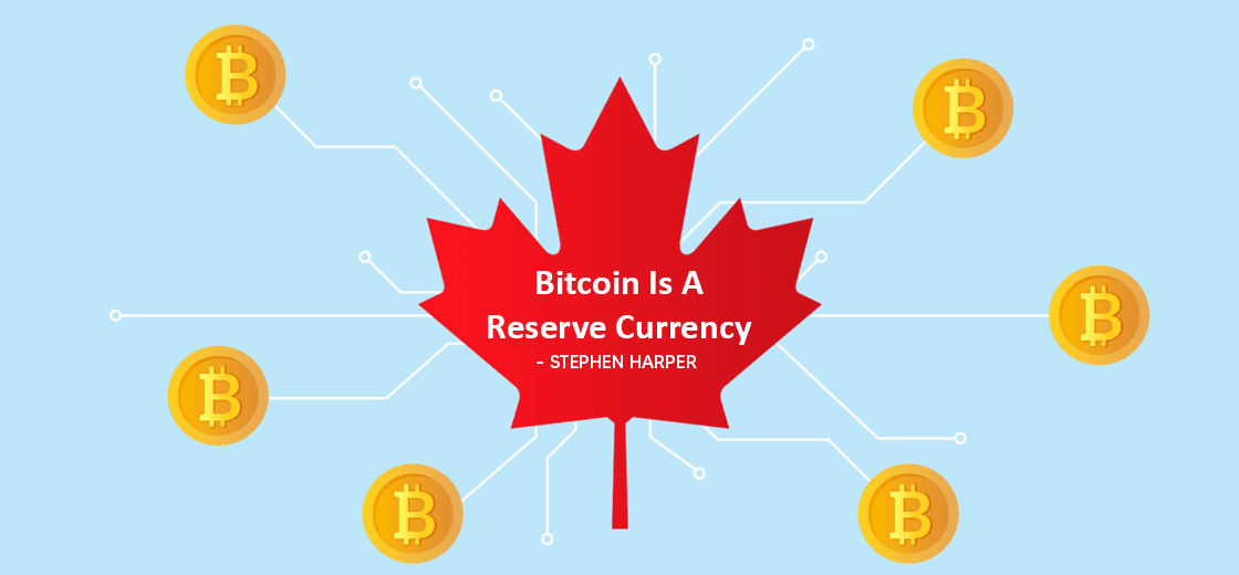 Stephen Harper Sees Bitcoin as Potential Reserve Currency