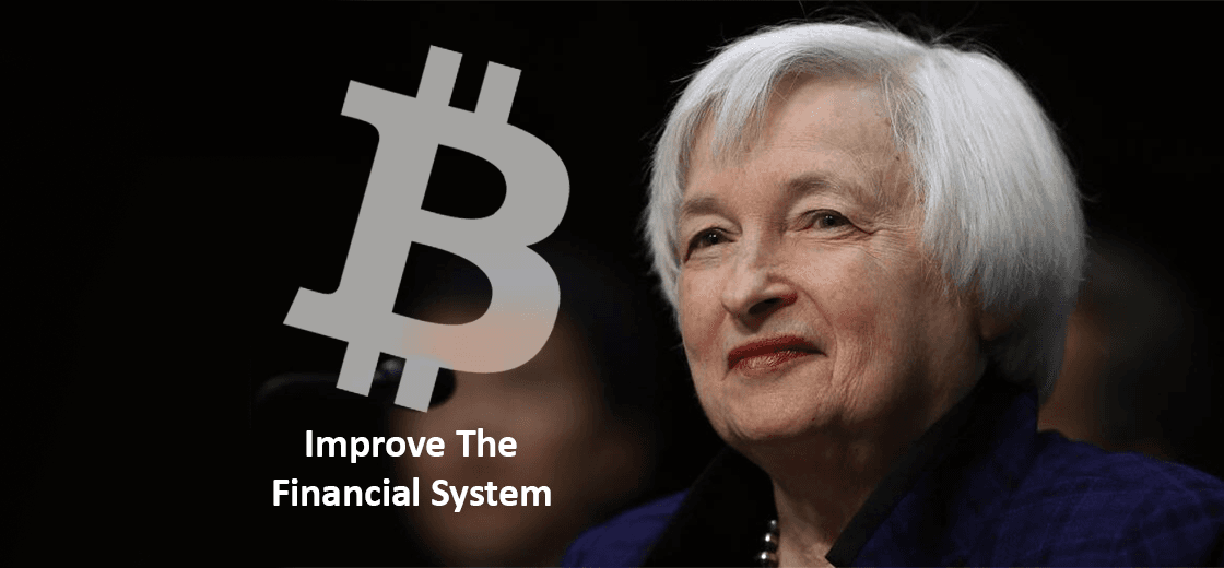 Yellen Crypto improve Financial System