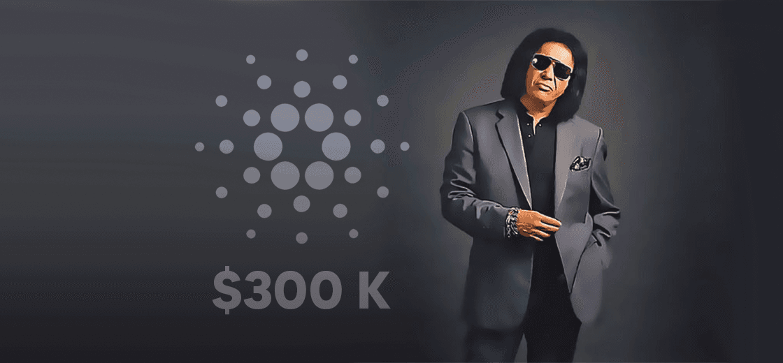 Gene Simmons Adds Cardano Worth $300K to his Bags