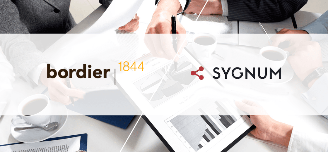 Bordier & Cie partners Sygnum Bank