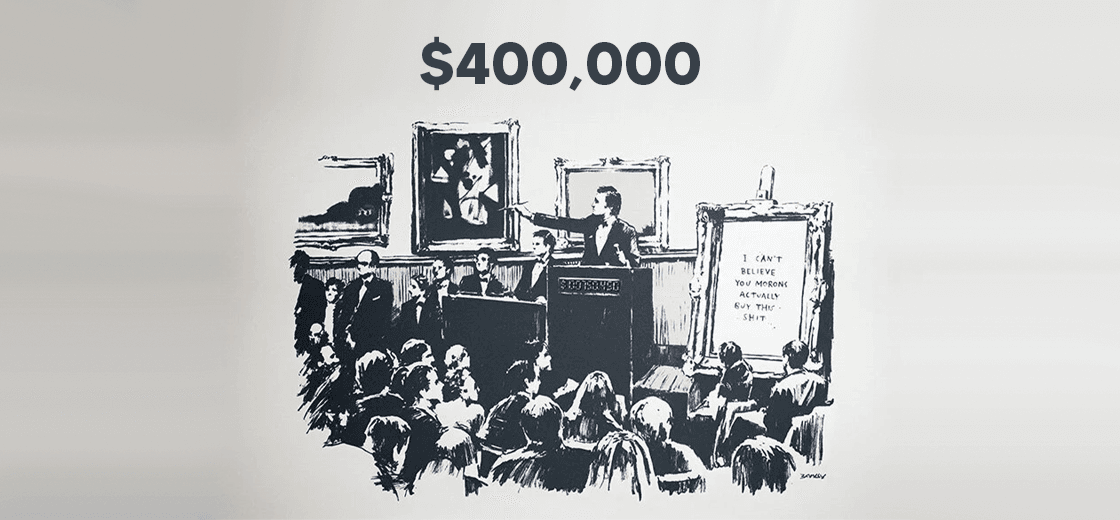 An Original Banksy Painting Sells for Nearly $400,000 as NFT