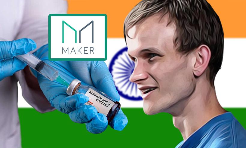 Vitalik Buterin Donates 100 Ethereum and MKR for India’s Covid-19 Relief