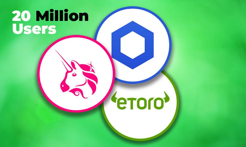 eToro Opens Trading of Uniswap and Chainlink to Million Users
