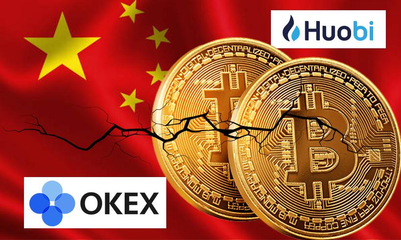 Huobi, OKEx Restrict Services for Chinese Clients Amid Govt Crackdown