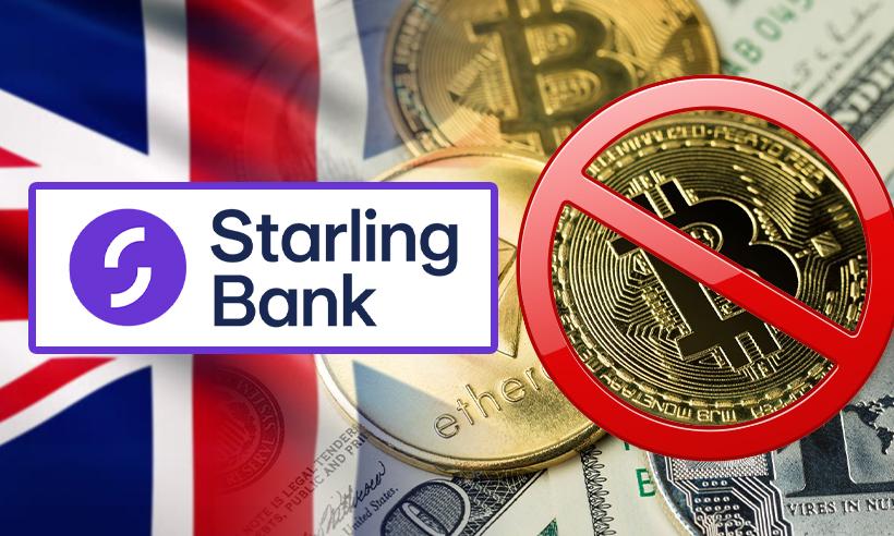 Starling Bank in UK Prohibits Cryptocurrency Exchange Deposits