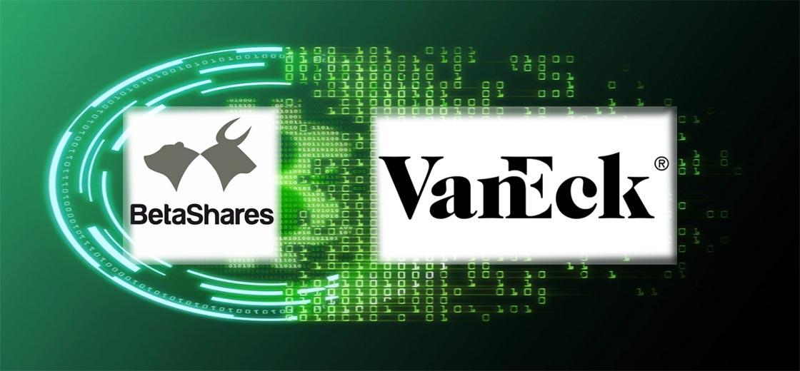VanEck BetaShares crypto ETFs