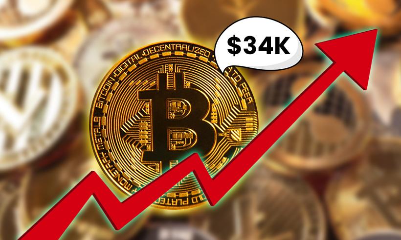 Altcoins Rally As Bitcoin Recovers to $34,000 After Brief Crash