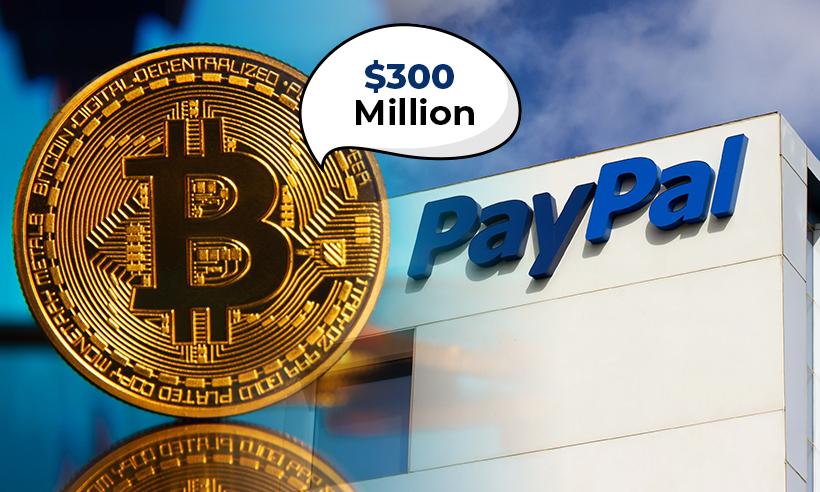 PayPal Sets New Record of Daily Crypto Volume of Over $300 Million