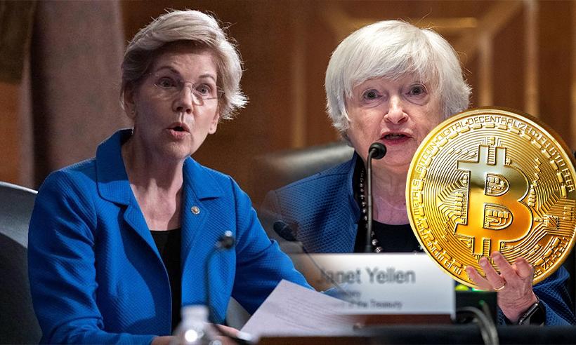 In A Letter to Yellen, Sen. Elizabeth Warren Calls for More Crypto Regulations