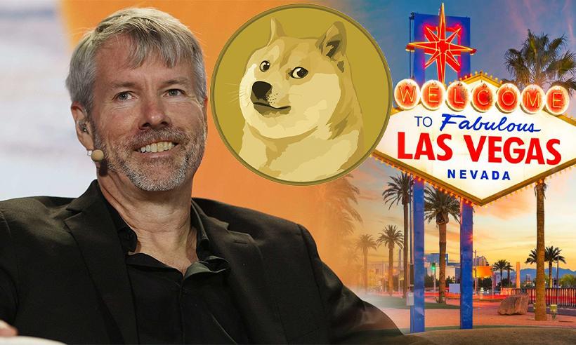 Michael Saylor Equates Dogecoin Investment to Gambling in Las Vegas