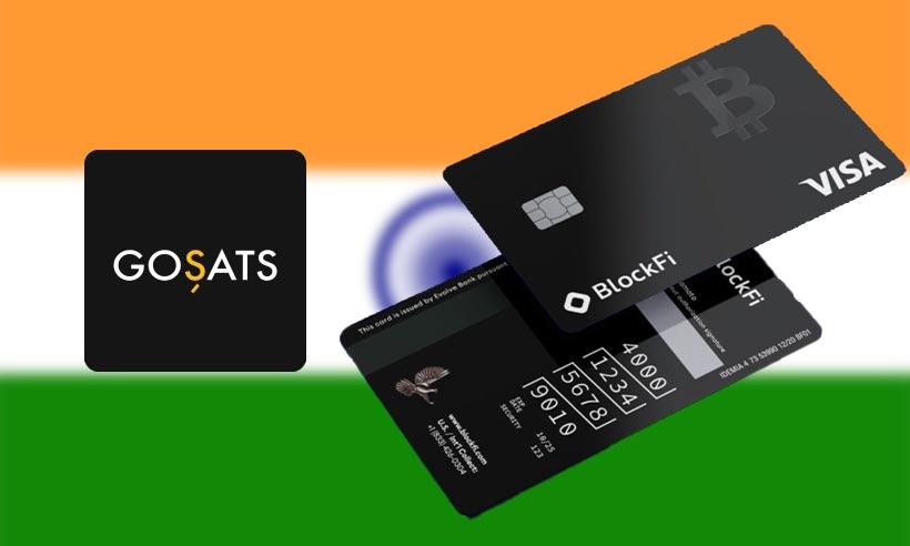 GoSats Introduces A Bitcoin Cashback Rewards Card in India