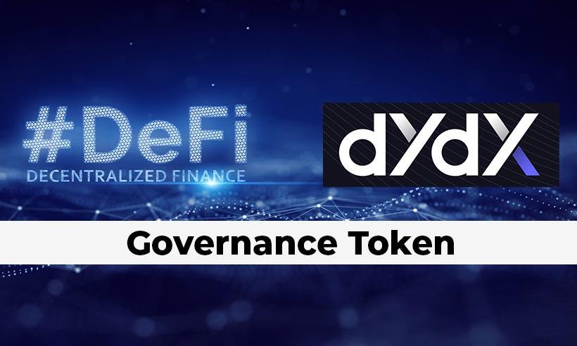 DeFi dYdX governance token