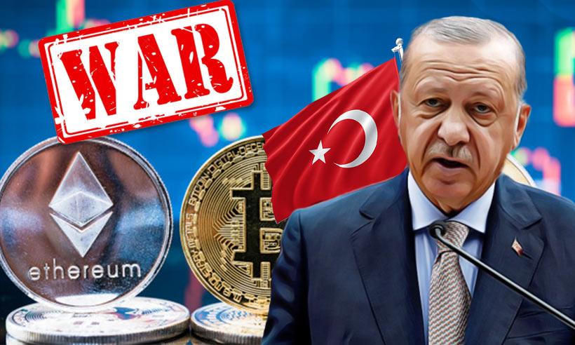 Turkish President Says the Country is “At War” With Cryptocurrencies