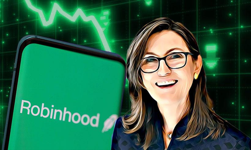 Cathie Wood’s Ark Investment Buys $80M Worth Falling Robinhood Stocks