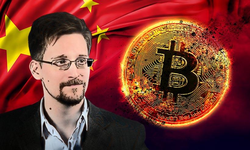 Edward Snowden Bitcoin China's