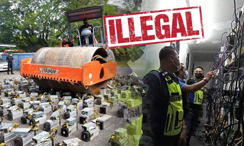 Cops Seize 90 Machines in Muara Tabuan, Busts Illegal Crypto Mining