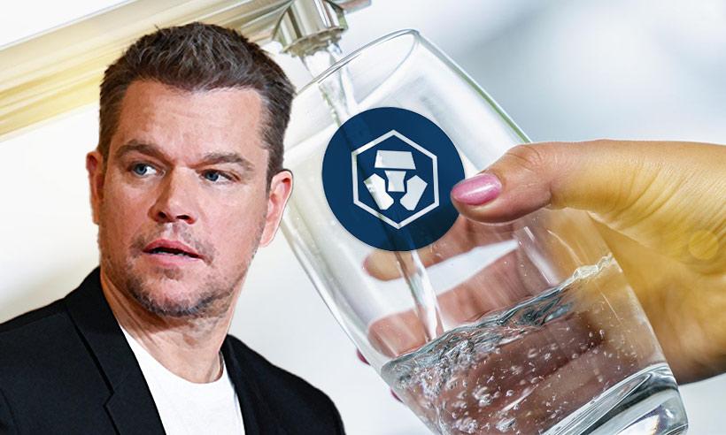 Crypto.com Partners With Matt Damon to Support Clean Water Initiative for All