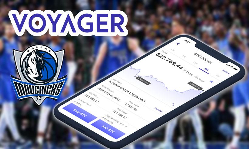 Dallas Mavericks Says that Everyone Who Downloads the Voyager Digital App this Week will get $100 in Bitcoin