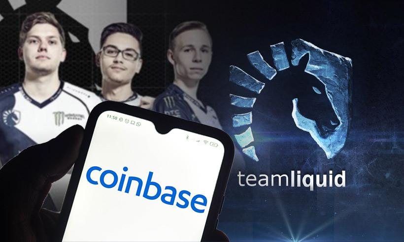 Coinbase Signs 4 Year Partnership with Esports Giant Team Liquid