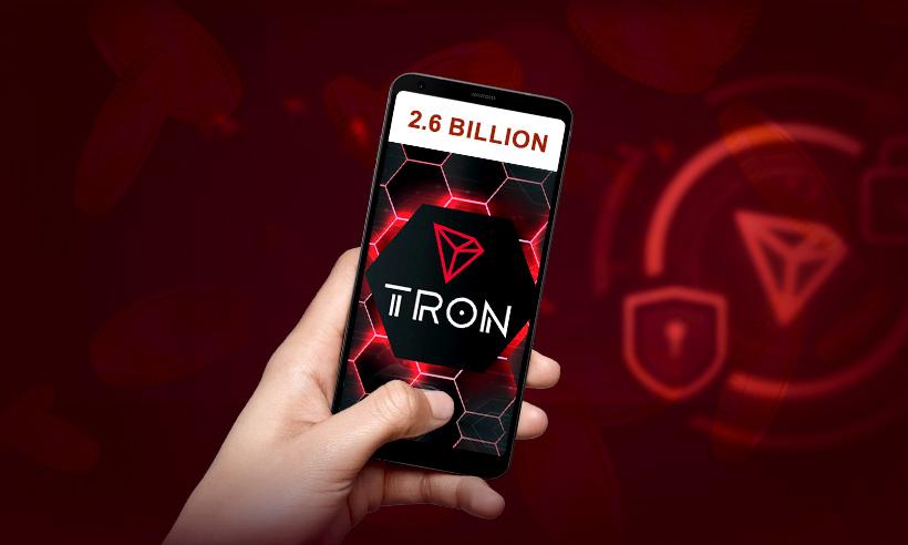 Tron’s TRX Crosses 2.6 Billion Transactions