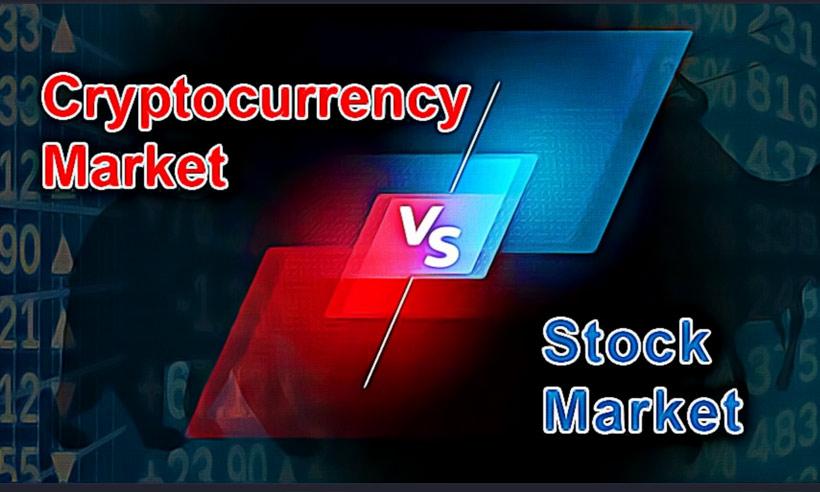 stock market vs cryptocurrency market