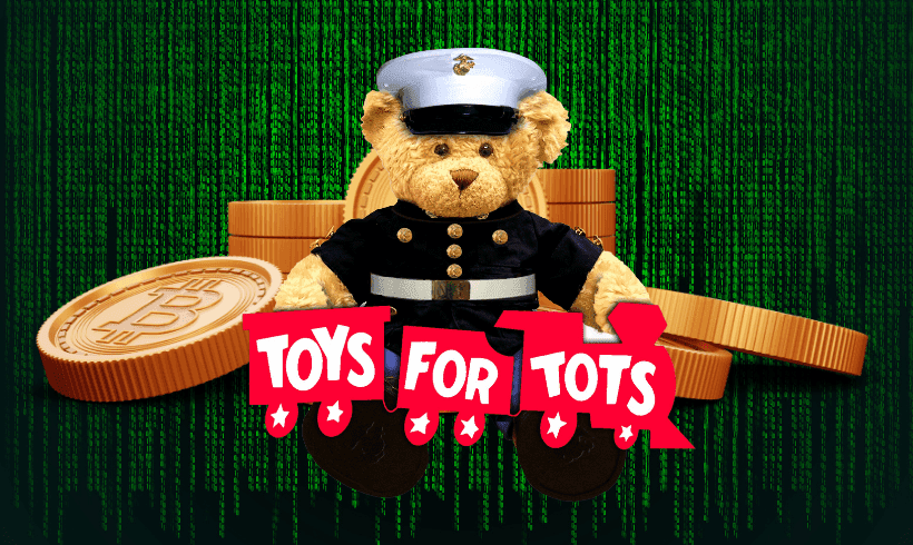 Toys Tots crypto donation