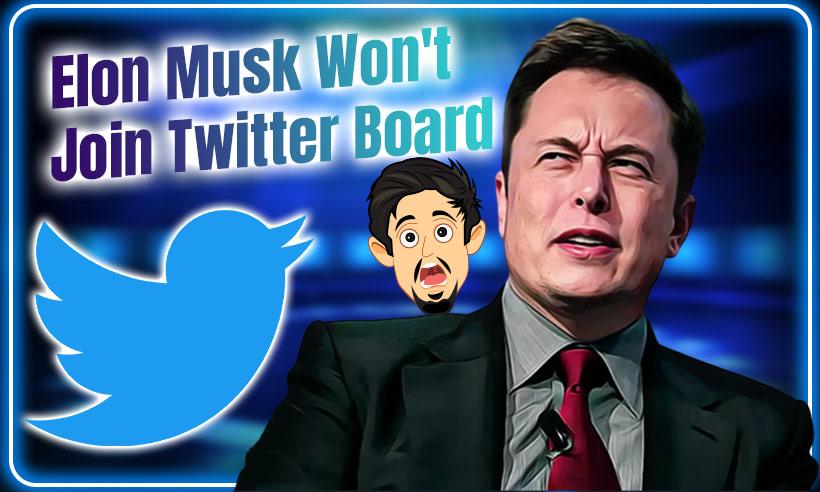 Elon Musk Will Not Join Twitter Board, Reveals CEO Parag Agrawal