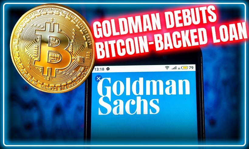 Goldman Sachs Bitcoin loan