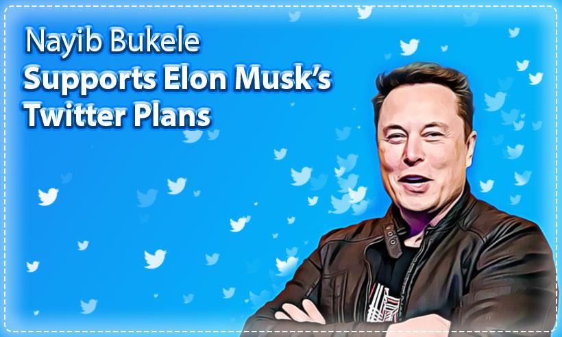 Nayib Bukele Supports Elon Musk’s Plan of Buying Twitter