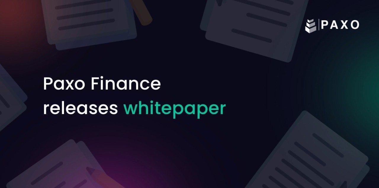 Paxo Finance Announces the Release of their Technical Whitepaper