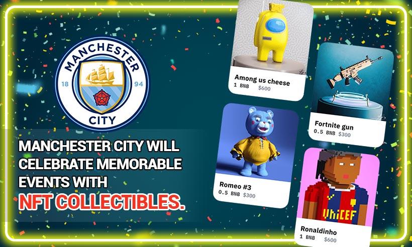 Manchester City will Celebrate Memorable Events With NFT Collectibles
