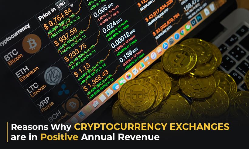 Reasons Why Cryptocurrency Exchanges are in Positive Annual Revenue