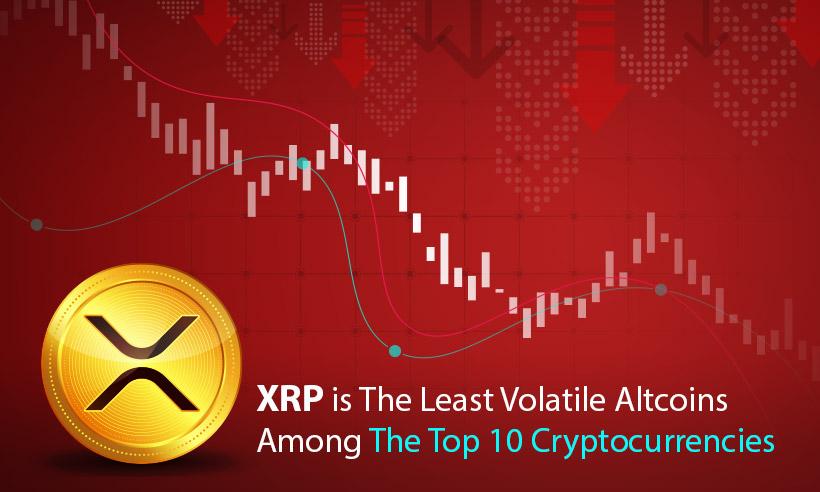 XRP is the Least Volatile Altcoins Among the top 10 Cryptocurrencies